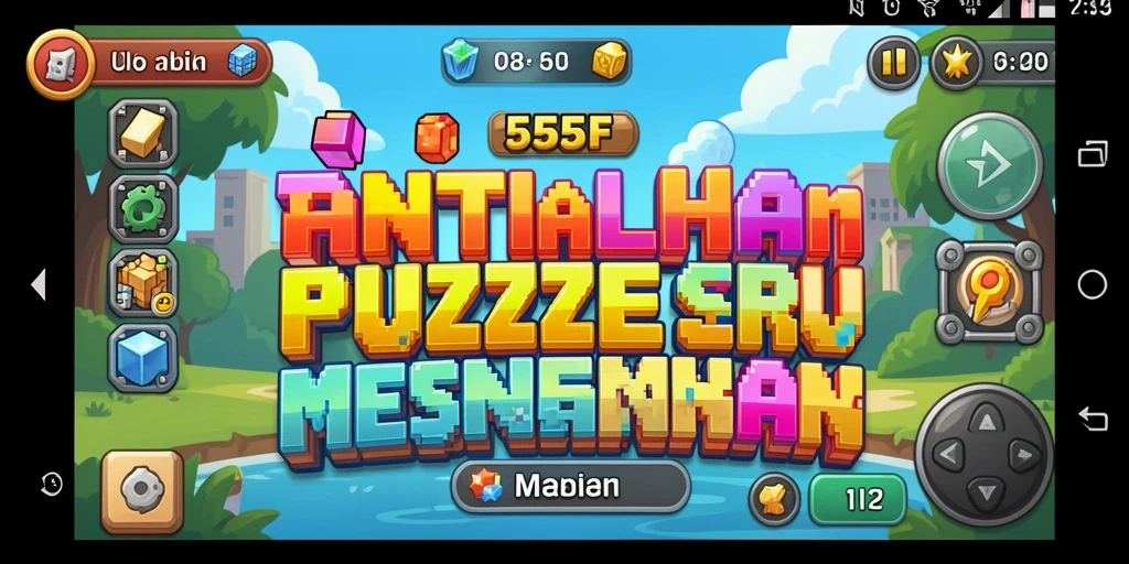 Tampilan gameplay menarik dari 555F yang penuh tantangan.