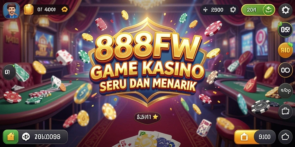 Screenshot permainan 888FW menampilkan aksi Kasino yang menegangkan.