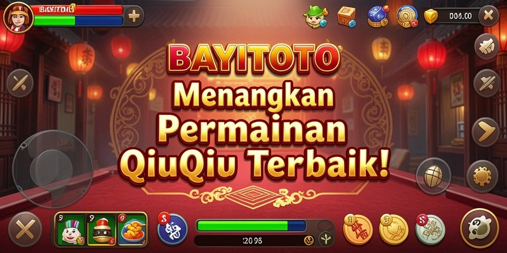 Screenshot BAYITOTO menunjukkan momen seru permainan QiuQiu.