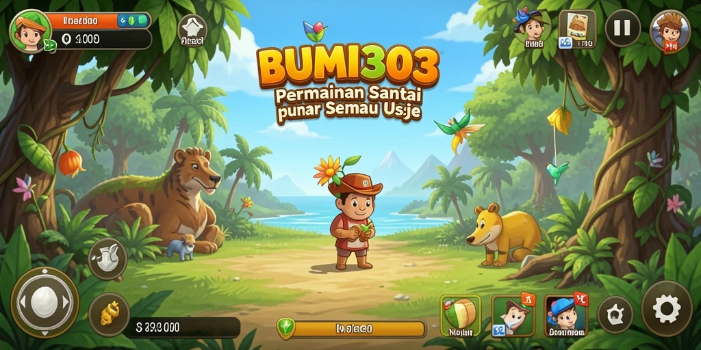Screenshot BUMI303 yang menampilkan keseruan gameplay Casual.