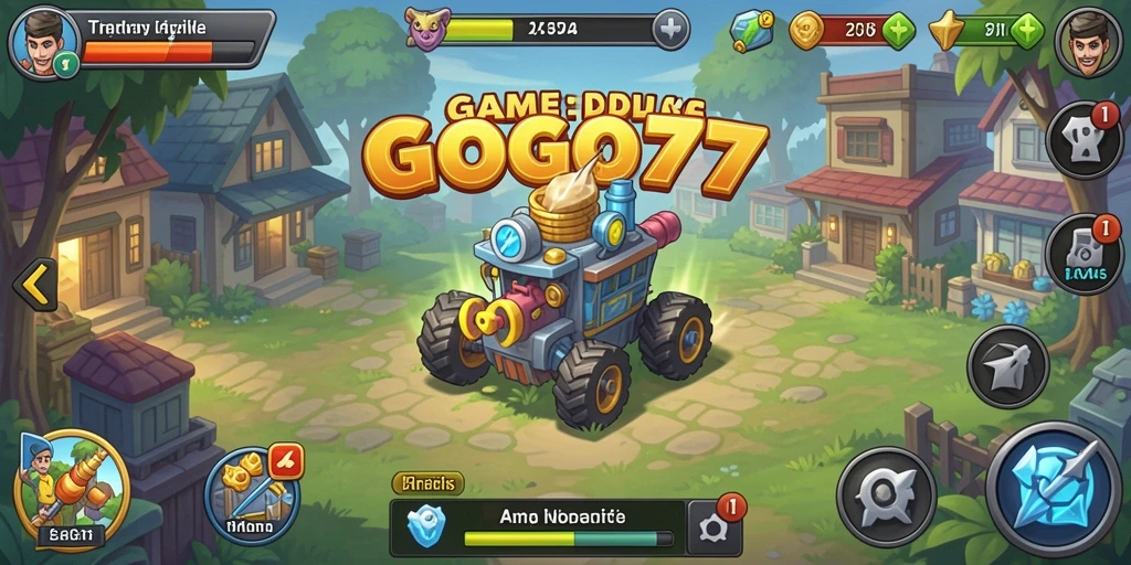 Tampilan gameplay GOGO77 yang seru dan menantang.