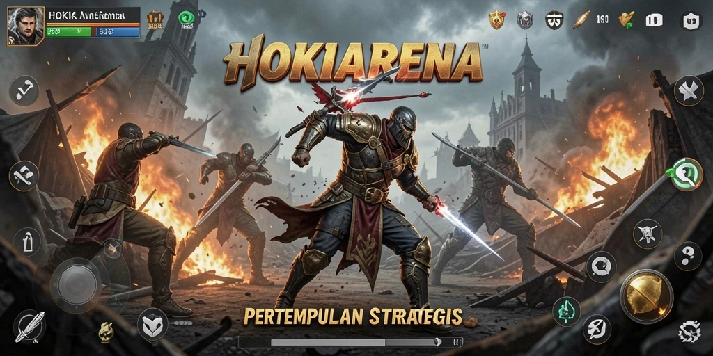 Tampilan gameplay HOKIARENA yang strategis dan mendebarkan.
