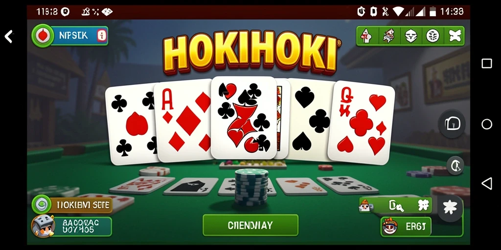 Tampilan gameplay HOKIHOKI yang menarik dan interaktif.