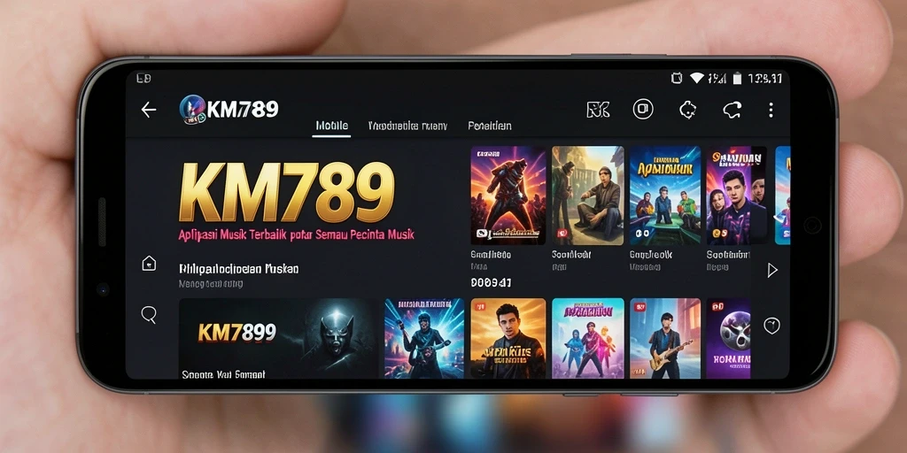 Tampilan gameplay KM789 yang menampilkan tantangan musik seru.