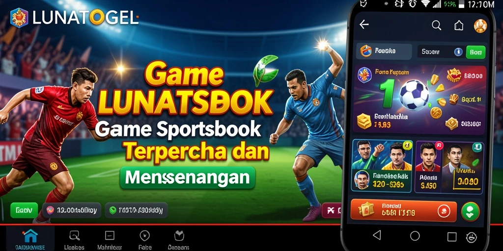 Tampilan menarik dari gameplay sportsbook LUNATOGEL.