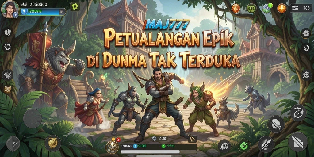 Tangkapan layar gameplay epik di dalam dunia petualangan MAJ777.