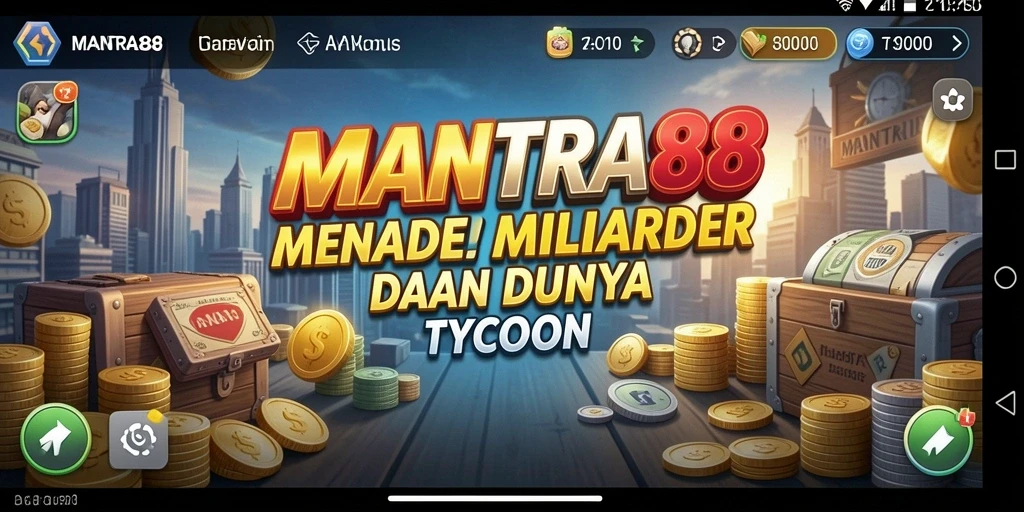 Tampilan gameplay MANTRA88 yang menarik dan penuh tantangan.