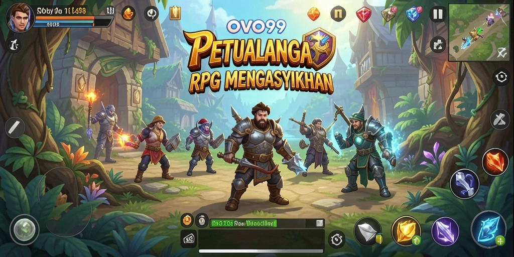 Tampilan gameplay menarik di OVO99 dengan aksi RPG seru.