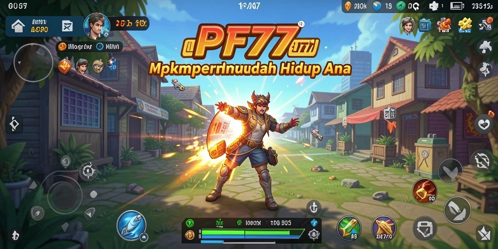 Screenshot PF777 menampilkan antarmuka aplikasi yang mudah digunakan.