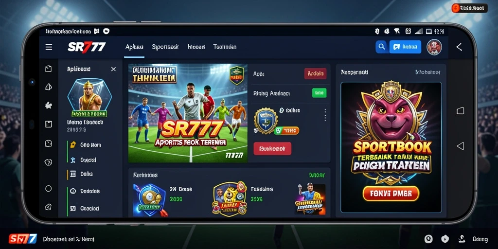 Tampilan menarik dari gameplay Sportsbook SR777 saat pengguna memasang taruhan.