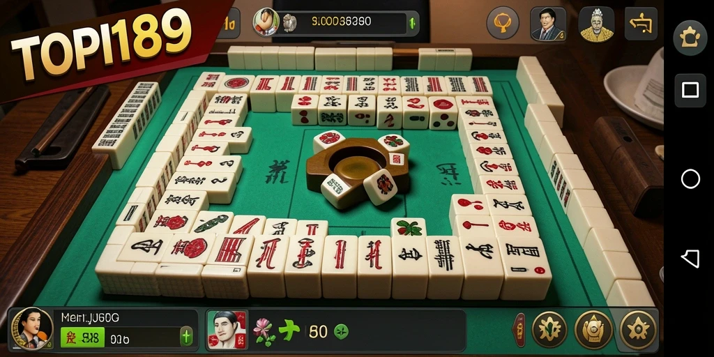 Screenshot gameplay TOPI189 menampilkan keseruan bermain Mahjong.